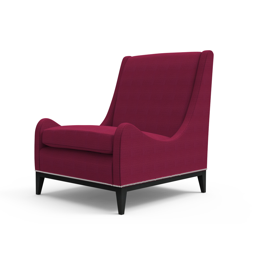 Canyon Club Chair-Boysenberry